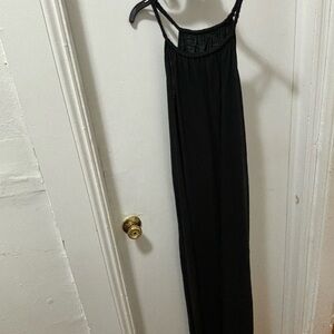Black maxi dress